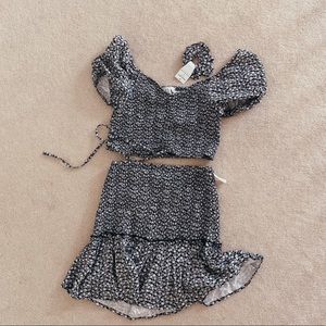 Brand New Floral Matching Two-Piece Set